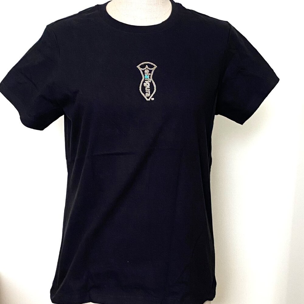Bella/Belafigura Black Short-Sleeve T-shirt